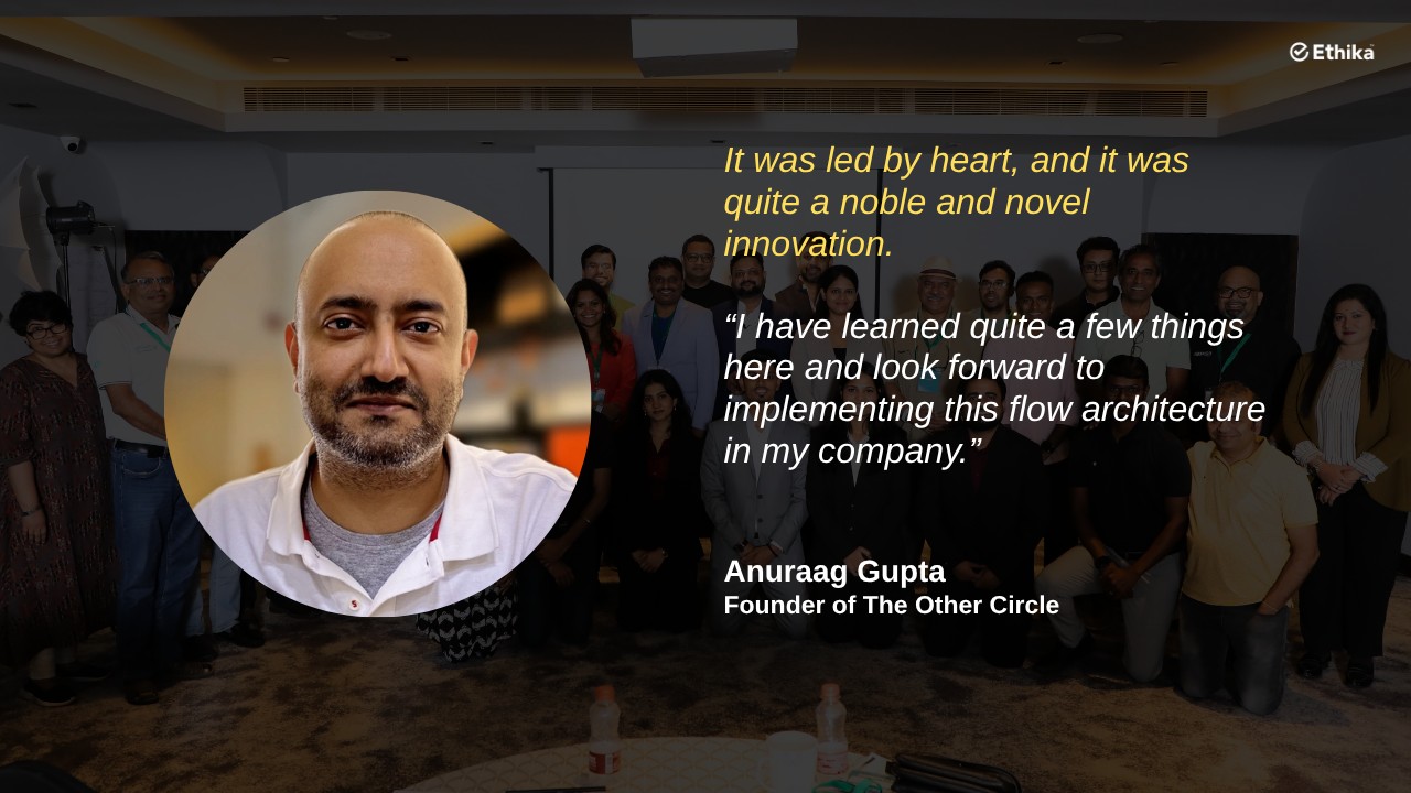 Anuraag Gupta, founder of The Other Circle, on the workshop